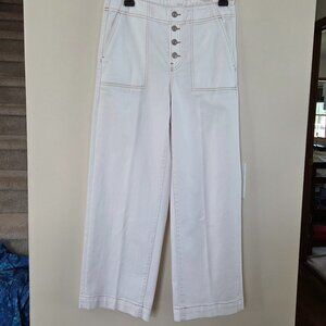 Chicos Pull On Wide Leg Crops